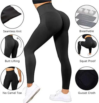 Seamless Knitted Fitness GYM Pants